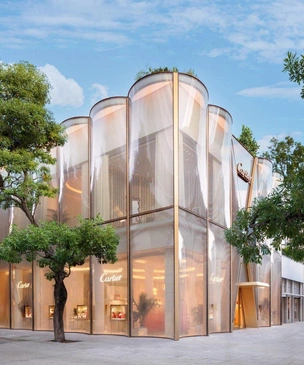 Diller Scofidio + Renfro создали фасад бутика Cartier в Майами