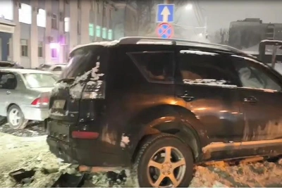 Passenger Injured in Barnaul Intersection Crash