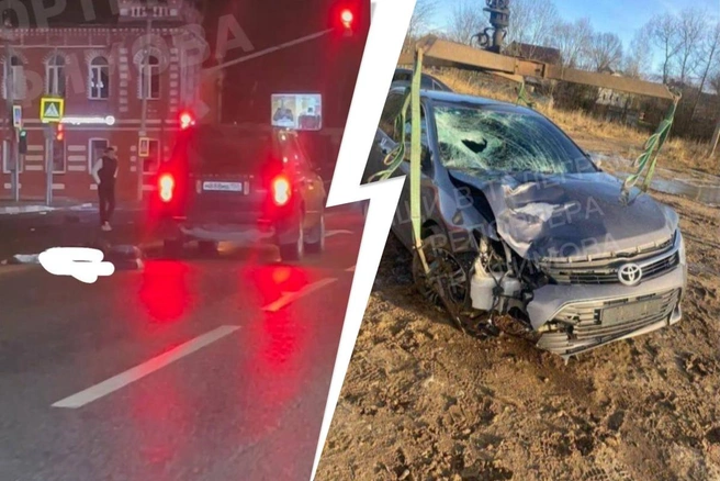 «Проехал на красный 12 раз»: в Подмосковье пьяный полицейский на Toyota Camry насмерть сбил мать двоих детей | Источник: Репортер Андрей Трофимов / Telegram