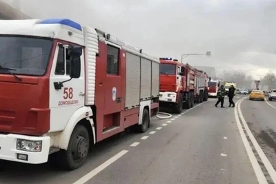 Пожар в ТЦ «Стайер» в Домодедово: 60 человек эвакуированы