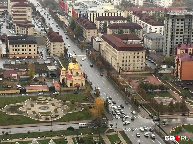 В Грозном почти нет высоток | Источник: Вероника Свизева