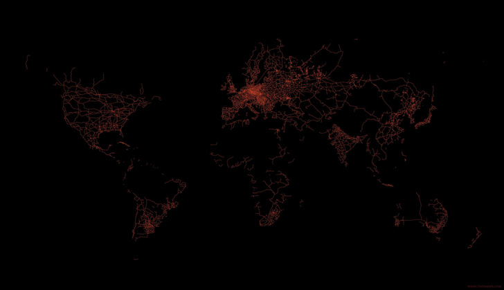 Фото №3 - 8 карт, на которых показана вся инфраструктура Земли