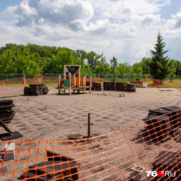 Там сейчас ведутся работы | Источник: Кирилл Поверинов / 76.RU