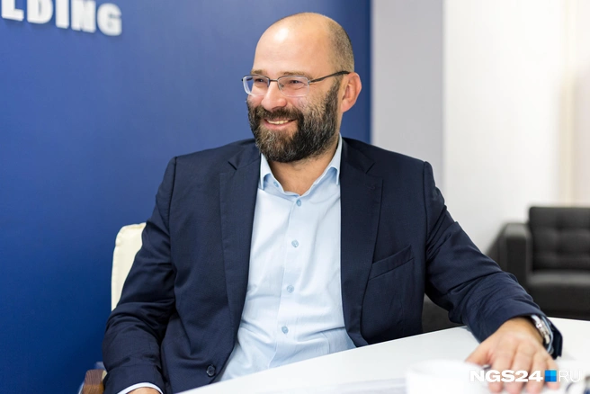 Глава красноярского минздрава&nbsp;— отец троих детей | Источник: Мария Ленц / NGS24.RU