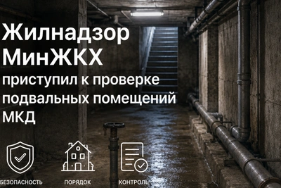 Жилнадзор МинЖКХ начал проверку подвалов МКД