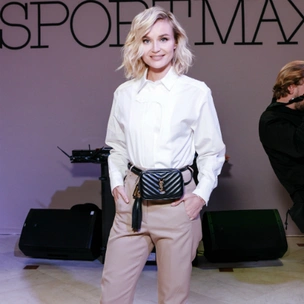 Полина Гагарина на открытии бутика Sportmax