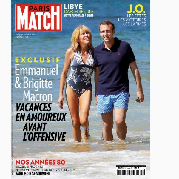 В августе прошлого года супруги согласились позировать для французского еженедельника