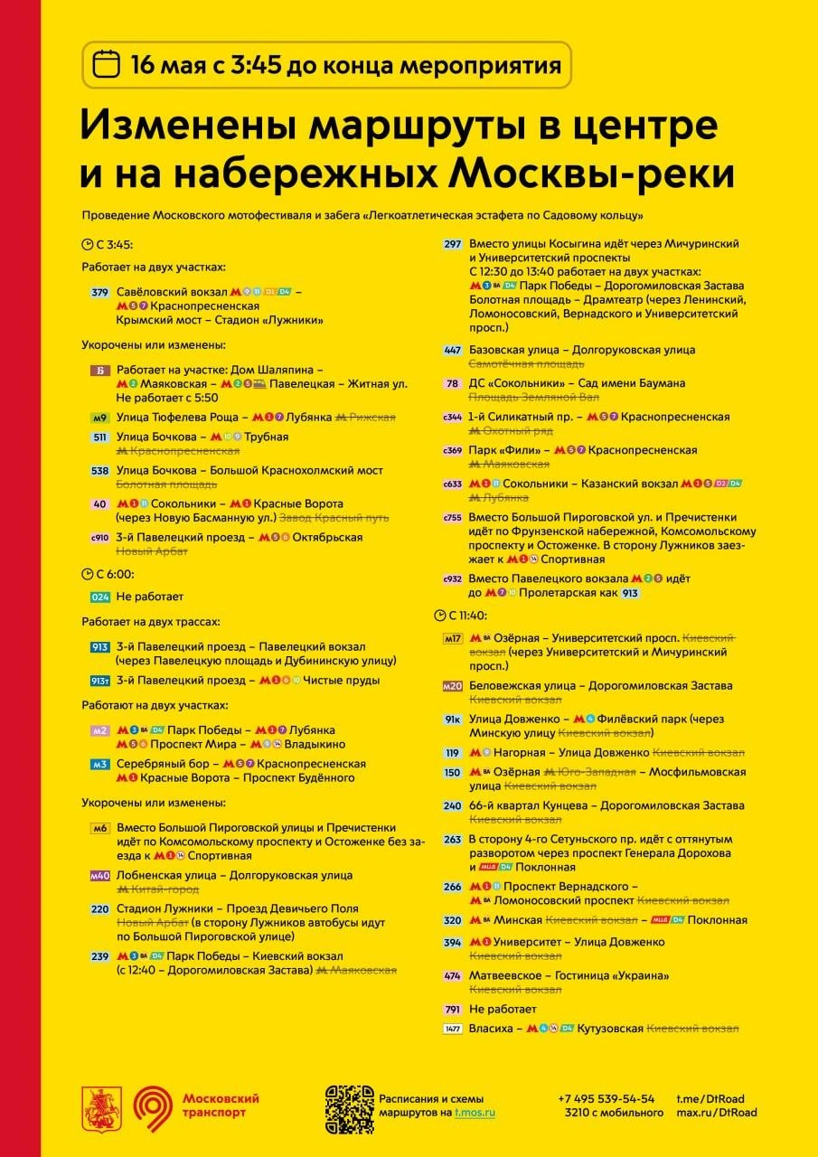 Изменение маршрутов — на картинке | Источник: Дептранс. Оперативно / T.me