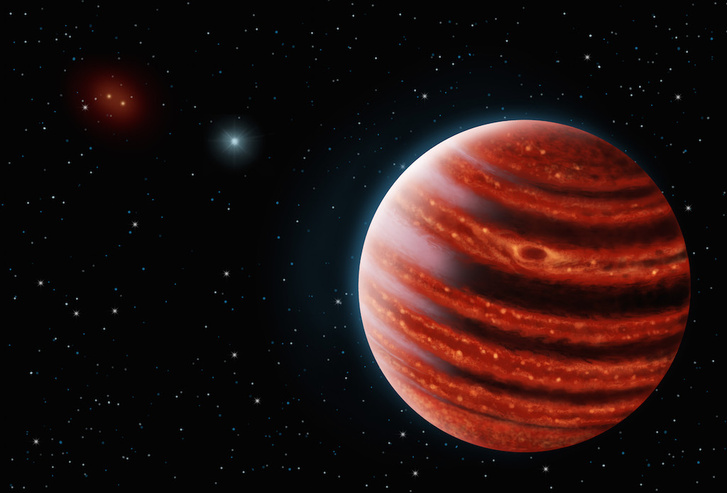 Вне Солнечной системы найдена молодая планета, похожая на Юпитер