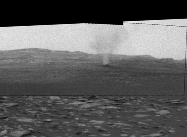 NASA опубликовало видео марсианских «пылевых дьяволов» | ya62.ru