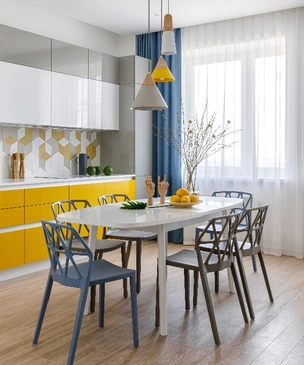 Солнечное настроение: квартира 120 м² в Москве