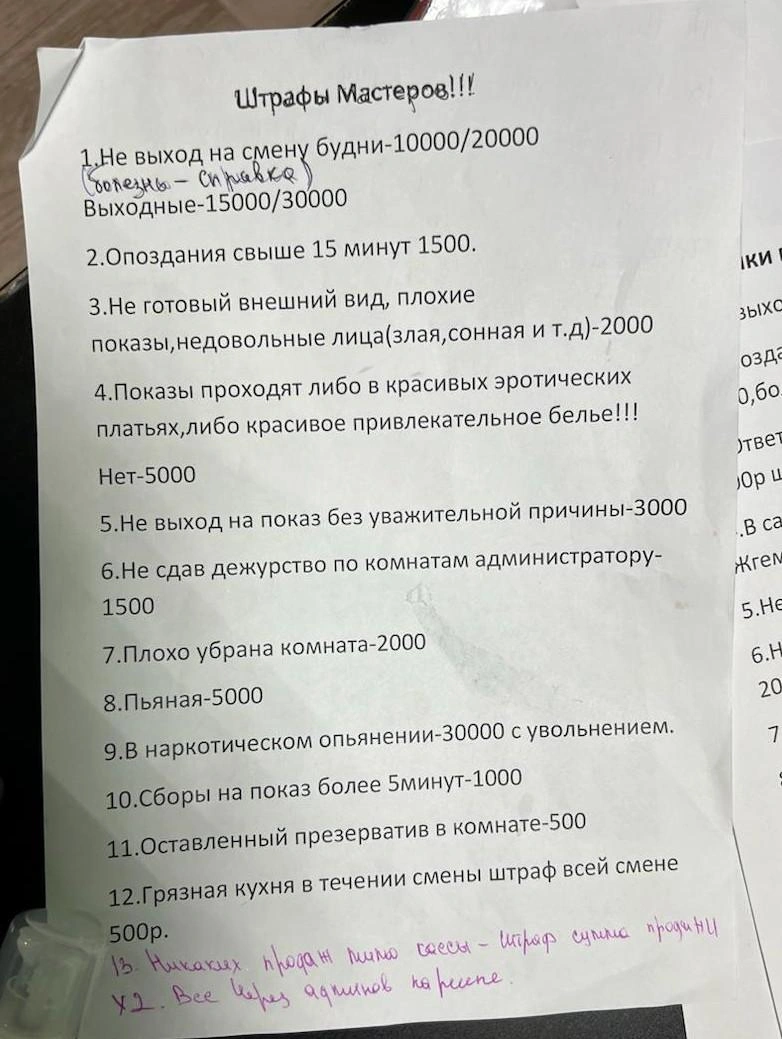 За сборы более пяти минут&nbsp;— тоже штраф | Источник: читатель E1.RU