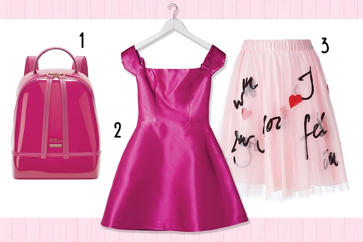 1. Рюкзак, Furla. 2. Платье, Topshop. 3. Юбка, P.A.R.O.S.H. | thegirl.ru