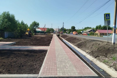 В Каменке завершили благоустройство зоны отдыха и спорта