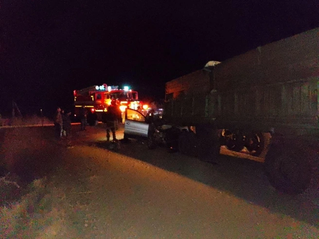 ДТП произошло поздно вечером | Источник: ГАИ по Новосибирской области