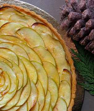 Рецепт дня: яблочный тарт по фирменному рецепту Restaurant 13