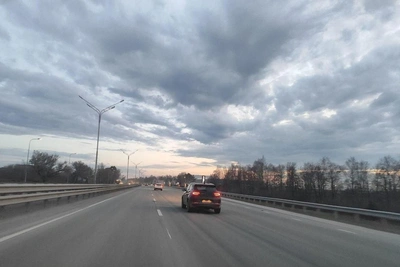 Вторая часть дороги Уфа-аэропорт снова в колее