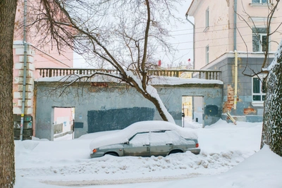 Уфа в первый день весны: снег и морозы вместо тепла