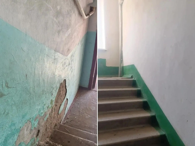 В Скопине после вмешательства прокуратуры отремонтировали подъезды жилого дома | Источник: прокуратура Рязанской области