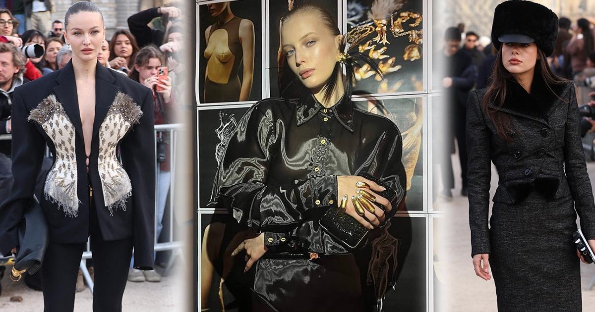 Собчак, Романова, Мухина и любимица Беллы Хадид: русские модницы украсили шоу Schiaparelli