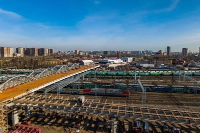 Цимбалинский путепровод построен более чем наполовину