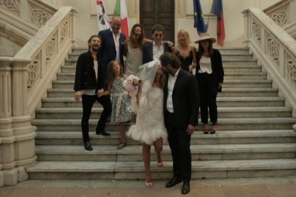 Супруги поженились год назад в Италии
