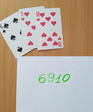 Элементарный карточный фокус с угадыванием числа