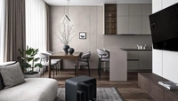 Современный минимализм: квартира 79,2 м² в Москве