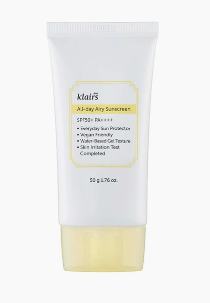 Крем солнцезащитный Dear, Klairs All-day Airy Sunscreen SPF50 PA++++