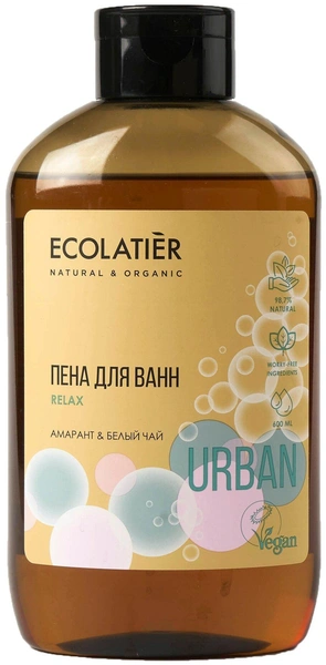 ECOLATIER Пена для ванн амарант и белый чай