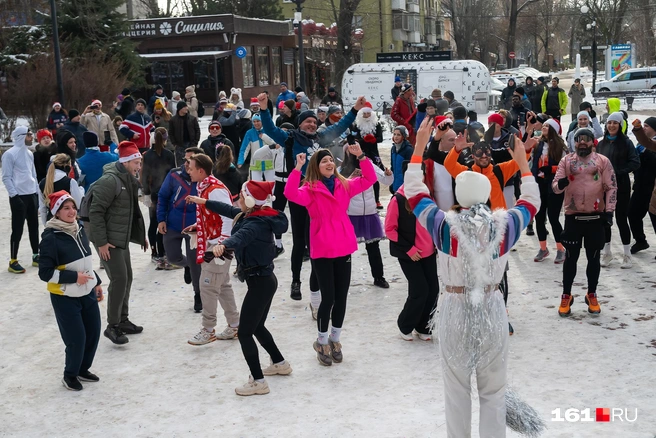Танцы после пробежки | Источник: Евгений Вдовин / 161.RU