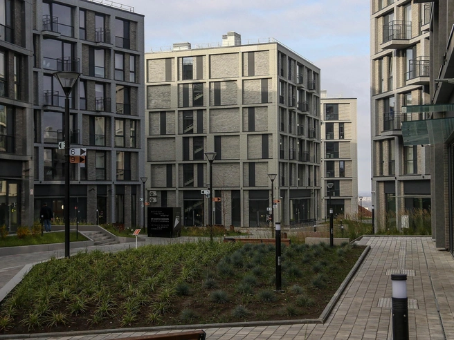 Для зданий выбраны сдержанные цвета и формы | Источник: Наталья Бурухина / NN.RU