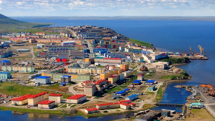 Анадырь был основан в 1889 году. До 1924 года он носил название Ново-Мариинск, а статус города получил в 1965-м | Источник: Andrei Stepanov/Shutterstock/Fotodom.ru