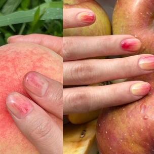 Fruit peel nails: летний маникюр из Кореи, который поднимет настроение