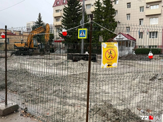Пешеходам по этой улице тоже пройти непросто  | Источник: Екатерина Бурлева / 72.RU