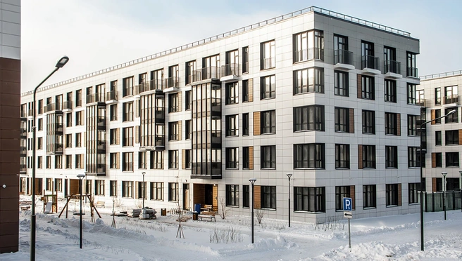 Первые три дома пятиэтажного квартала PLUS Пулковский введены в эксплуатацию | Источник: Группа компаний «ПСК»