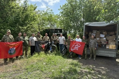 Александр Козлов доставил гумпомощь на Донбасс