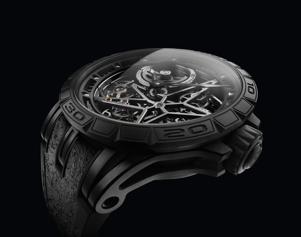 Часы Roger Dubuis, заряженные адреналином и изготовленные из резины победителей Pirelli