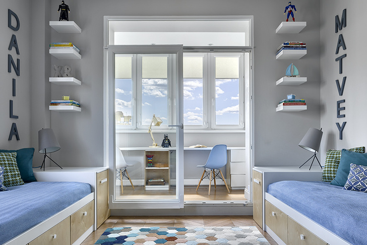 Дизайн детской комнаты для разнополых детей (52 фото) — Идеи интерьеров