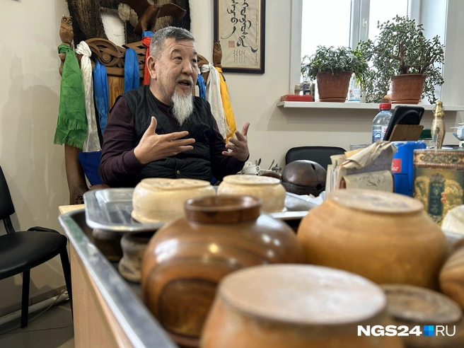 Верховный шаман Баир Цырендоржиев | Источник: Алексей Тайганавт / NGS24.RU
