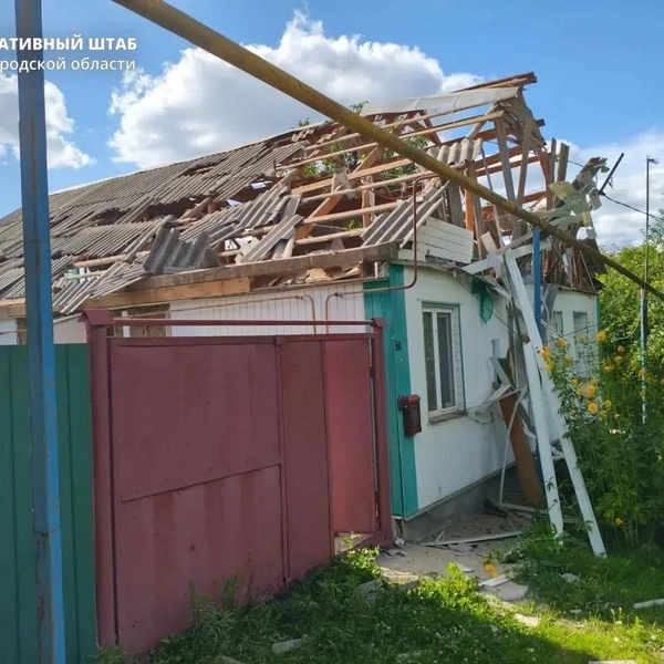 Некоторые последствия атак на Белгородскую область 23 июля | Источник: Оперштаб Белгородской области / max.ru