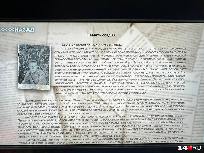 «Память сердца» — история лейтенанта Нечитаева | Источник: Илья Константинов / 14.RU