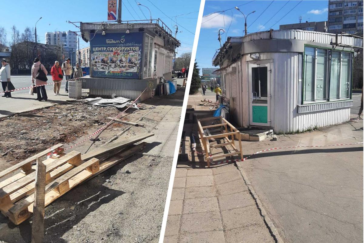 «Я в большие долги попал»: в центре Архангельска внезапно решили снести лавку с фруктами и овощами