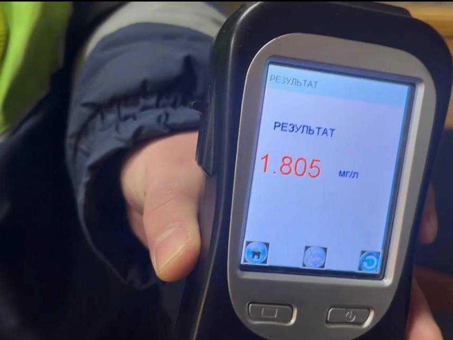 Столь высокая концентрация алкоголя в крови обычно соответствует употреблению целой бутылки крепкого спиртного. | Источник: ГИБДД по Свердловской области