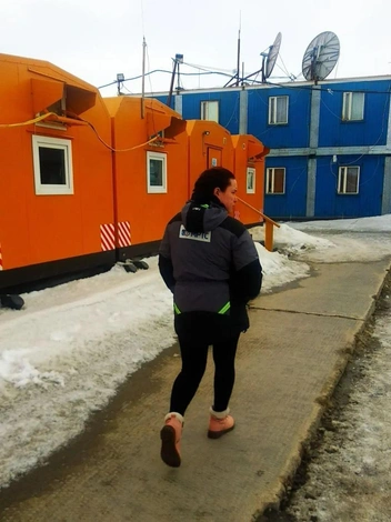Пейзажи в вахтовых городках минималистичные | Источник: Любовь Зырянова 