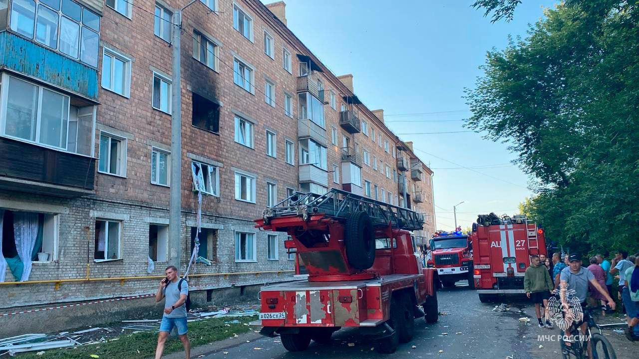 При взрыве газа в пятиэтажке в Канске Красноярского края пострадали 11  человек - 4 августа 2023 - НГС24.ру