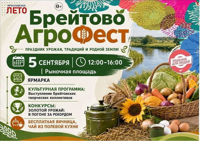 Программа Агрофестиваля в Брейтово | Источник: Ярлето / Vk.ru