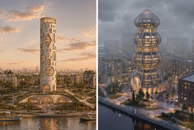 Концепции «русских небоскребов» спроектировали в Москве | Источник: skyscrapers_info / T.me