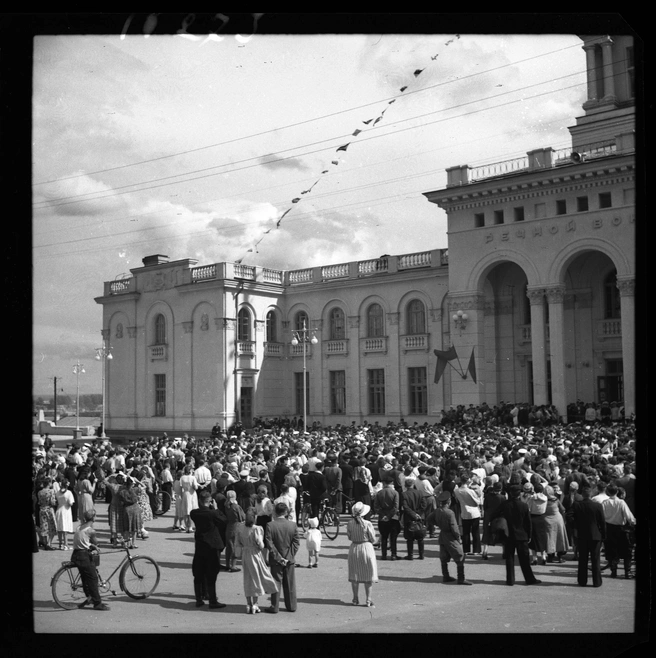 Митинг в день открытия | Источник: С. Малобицкий / предоставлено БЦ «Речной»