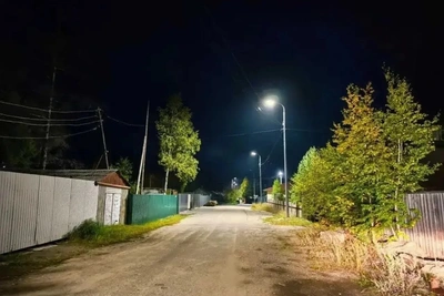 В Новой Чаре восстановили освещение на улице Дружбы